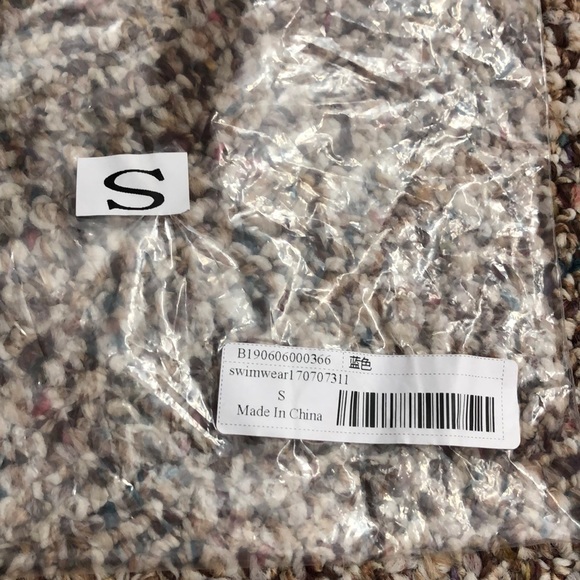 Blue Triangle Top Bikini Set - Picture 3 of 7